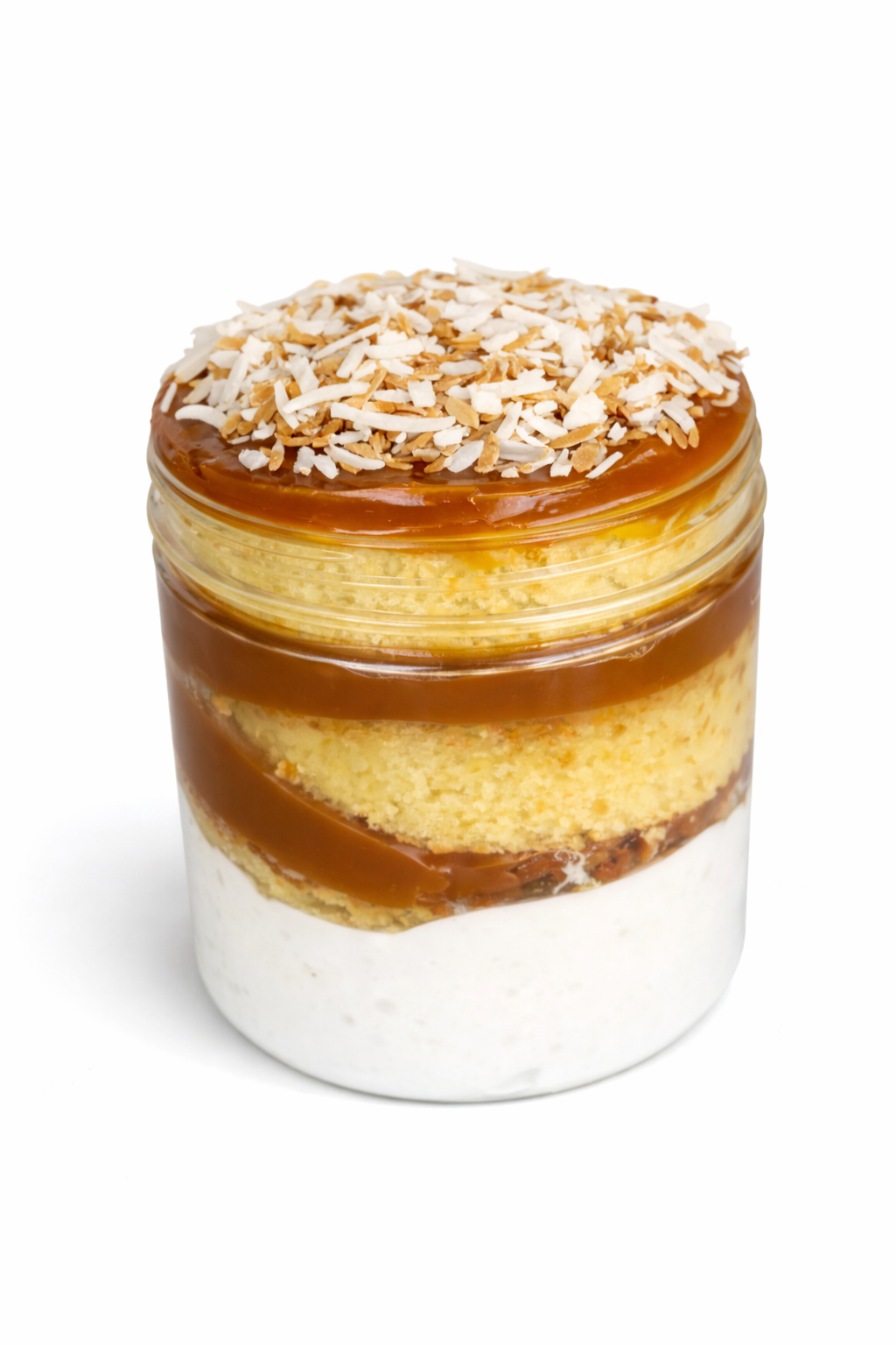 Coquito Cake Jar
