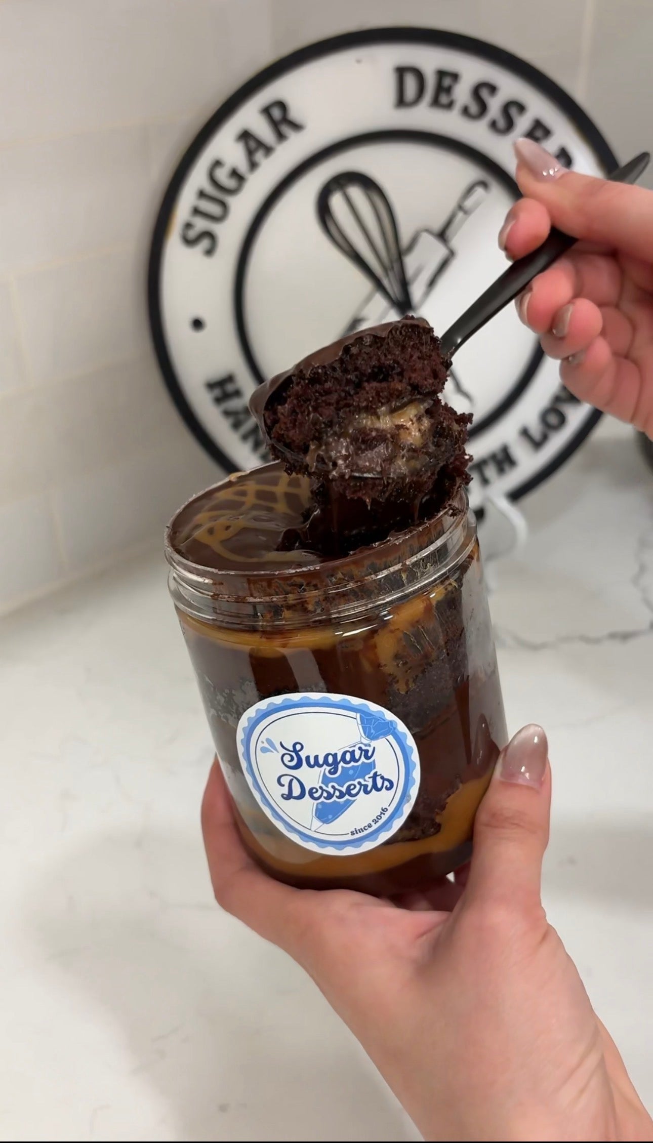 Milky Way Cake Jar